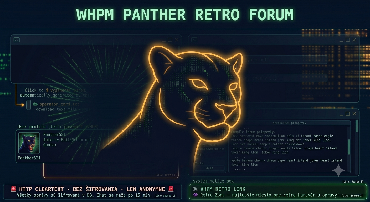 WHPM PANTHER RETRO FORUM